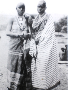 Mission girls, Burundi.  c. 1910