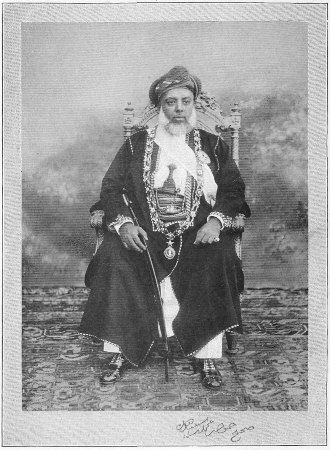 Hamid bin Muhamad bin Said, Late Sultan of Zanzibar. A wealthy Swahili merchant, who would have been one of the go-betweens with the inland merchants.  Davis – Africa… 1907 
