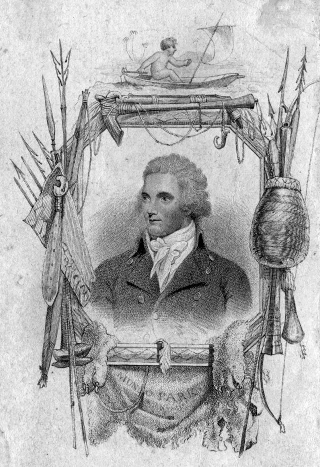 circa 1820:  Engraving of the African explorer, Mungo Park (1771 - 1806), by W T Fry.  (Photo by Hulton Archive/Getty Images)